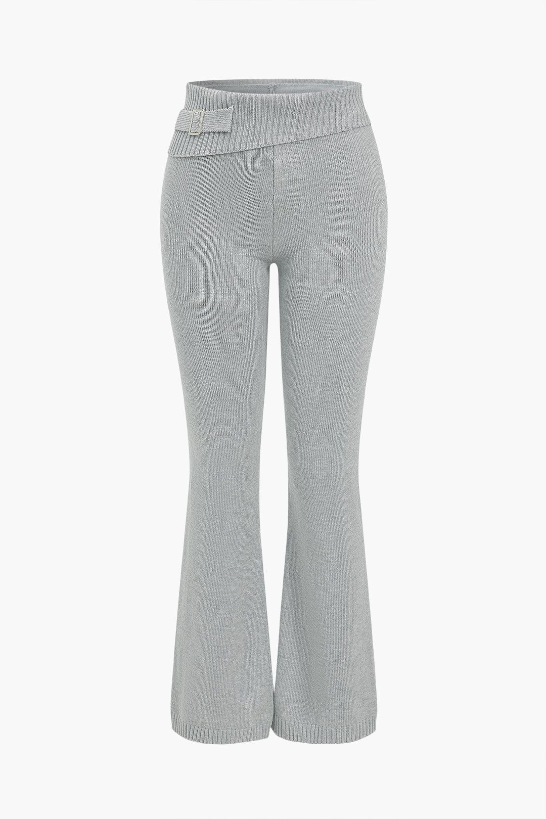 De Paris™ | Ensemble Tricot Uni : Haut à Capuche et Pantalon Asymétrique