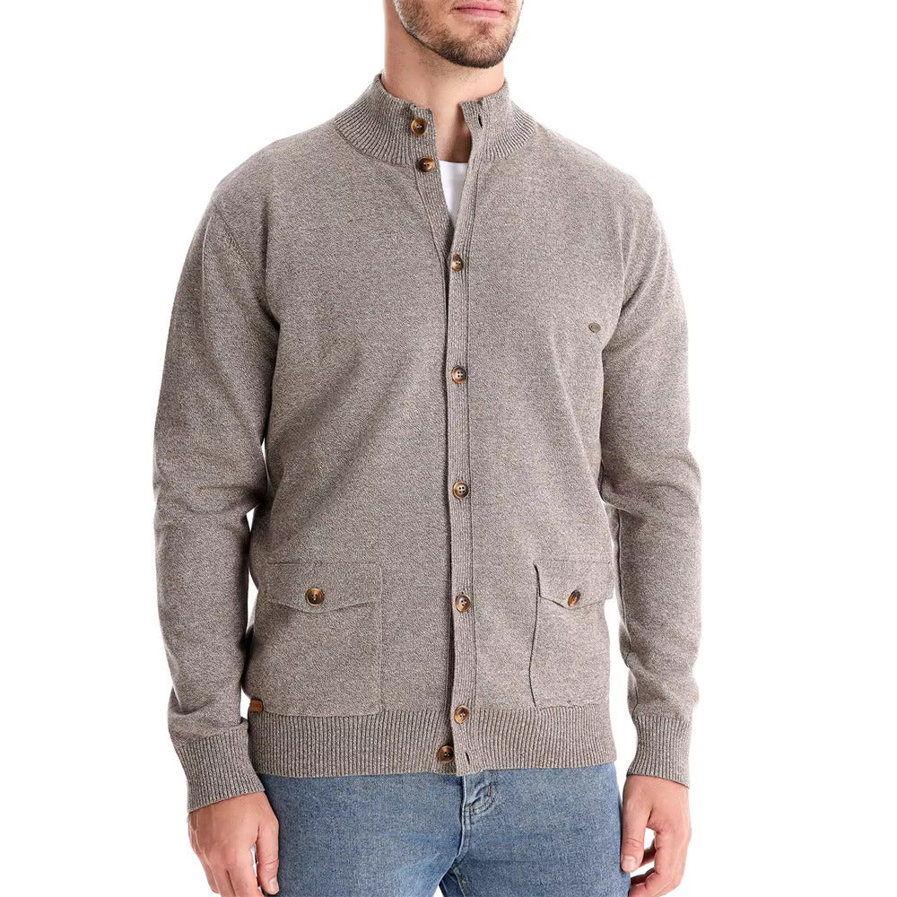 Elvy Paris™ | Cardigan en Maille à Boutons pour Hommes
