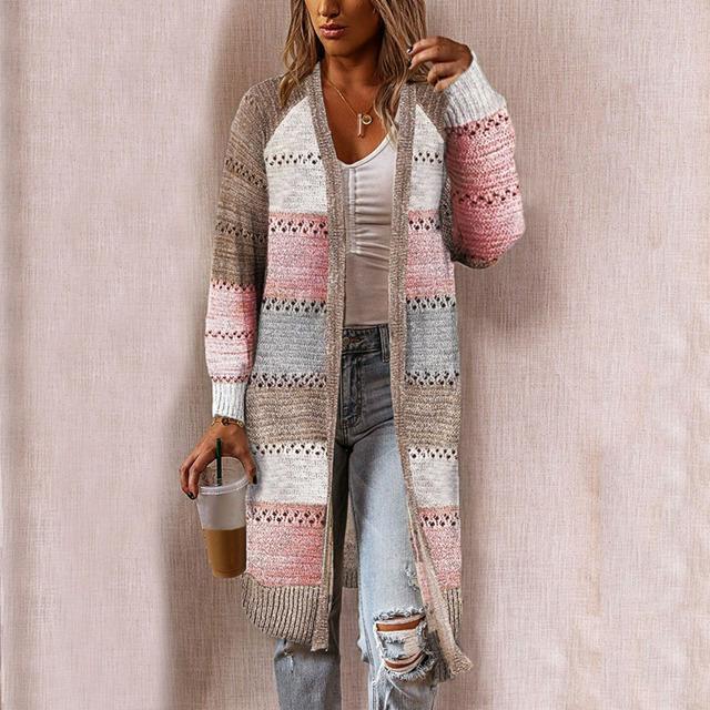 De Paris™ | Cardigan Décontracté Rayé