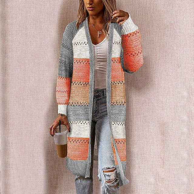 De Paris™ | Cardigan Décontracté Rayé