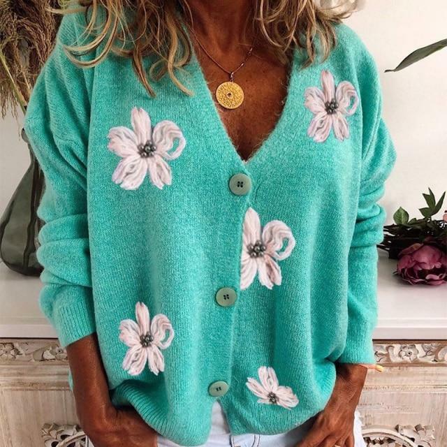 De Paris™ | Cardigan À Imprimé Marguerite