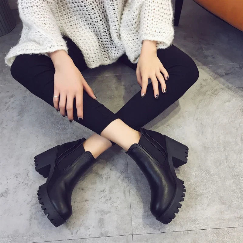 De Paris™ |Bottes à Talons Hauts Décontractées