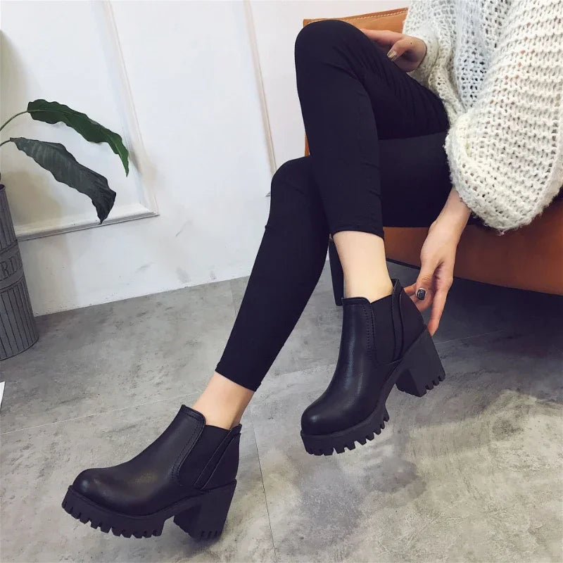 De Paris™ |Bottes à Talons Hauts Décontractées