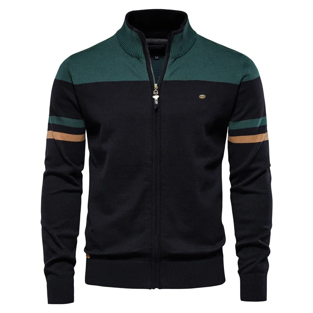 Elvy Paris™ | Gilet zippé en tricot décontracté pour hommes