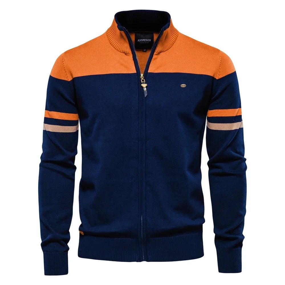 Elvy Paris™ | Gilet zippé en tricot décontracté pour hommes