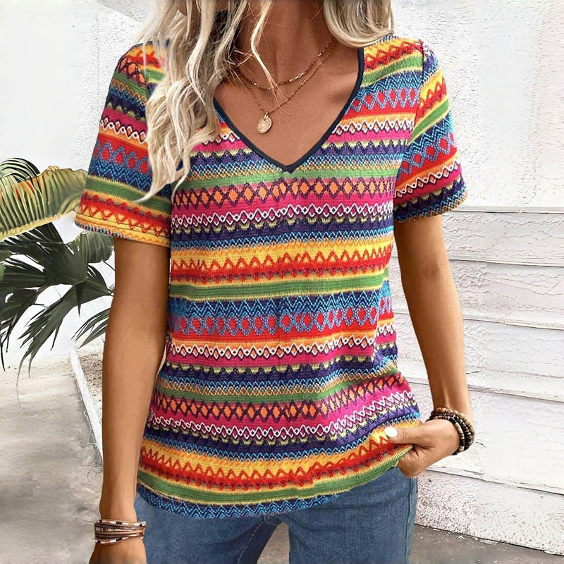 T-Shirt Décontracté Coloré