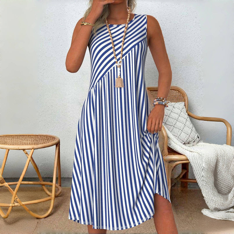 Robe Décontractée À Rayures