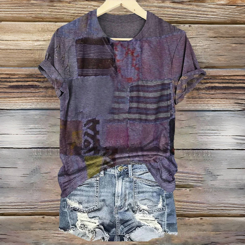 T-Shirt Vintage Décontracté