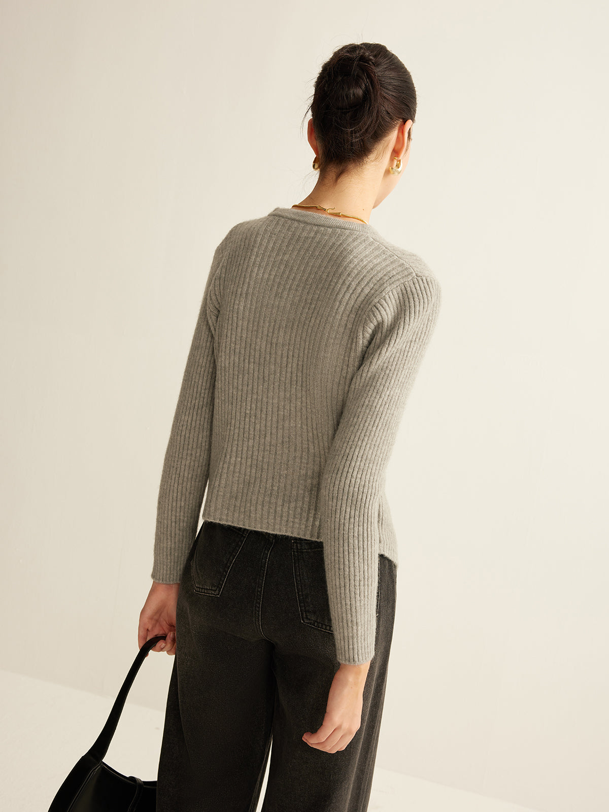 De Paris™ | Cardigan fendu à boutons