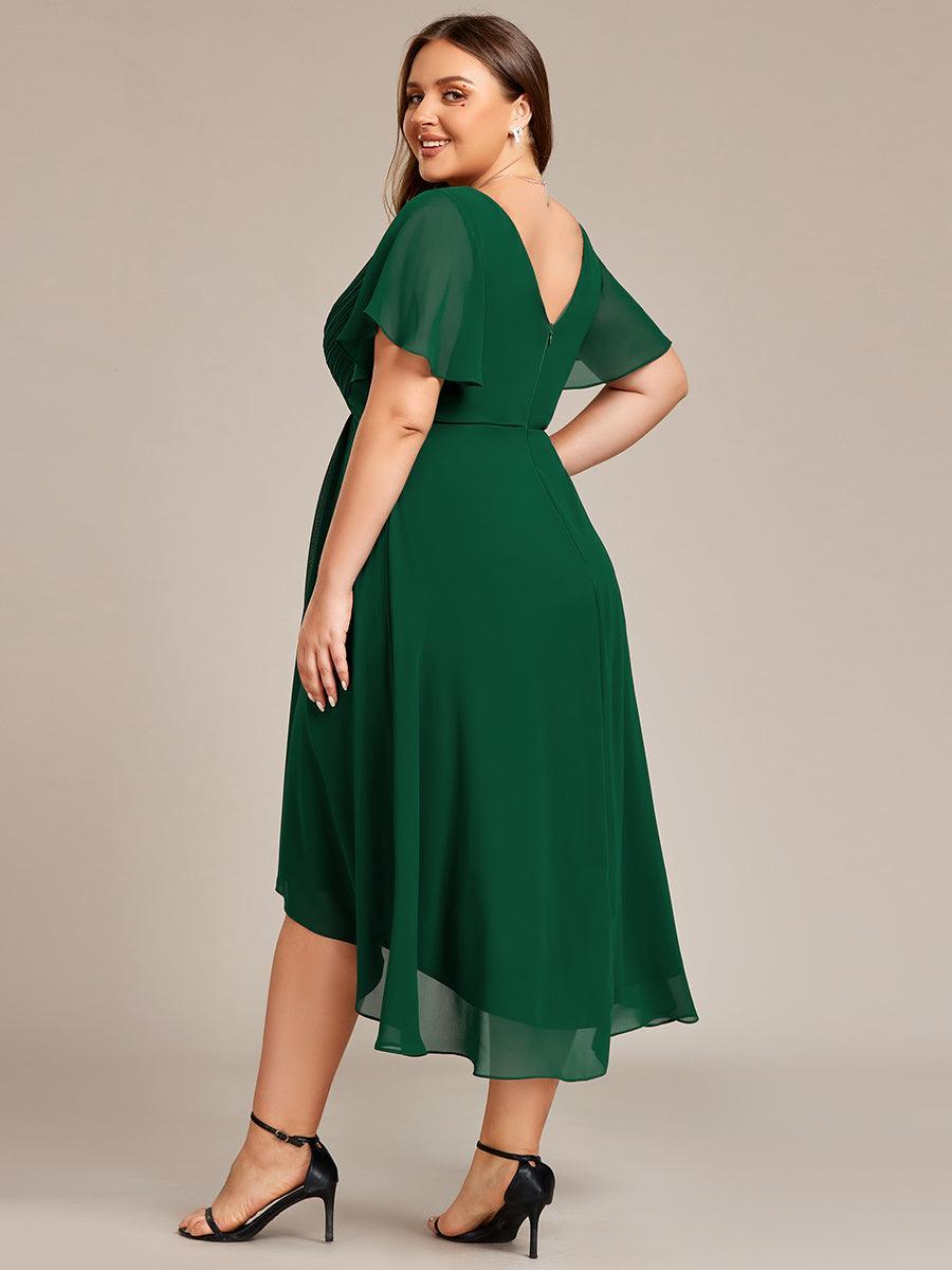 De Paris™  | Robe d'invité de mariage chic à col en V