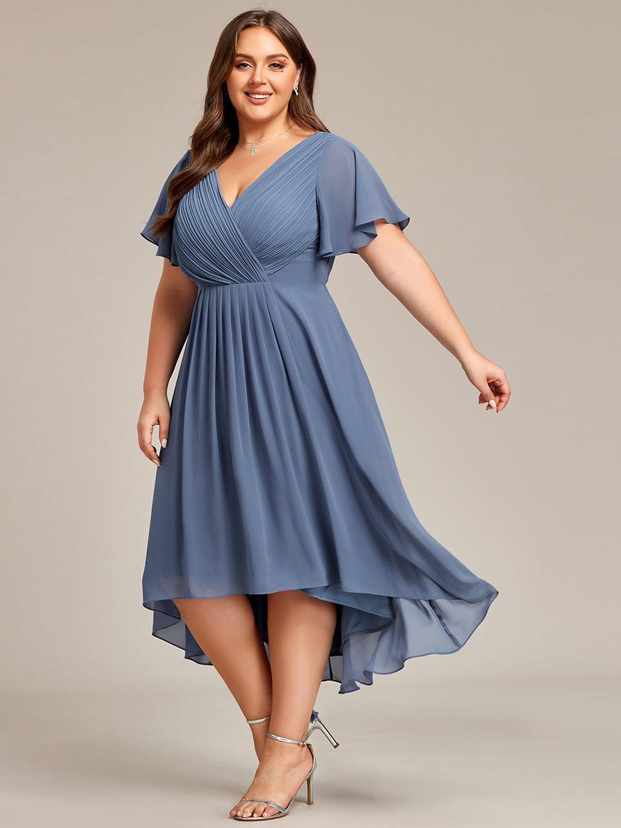 De Paris™  | Robe d'invité de mariage chic à col en V