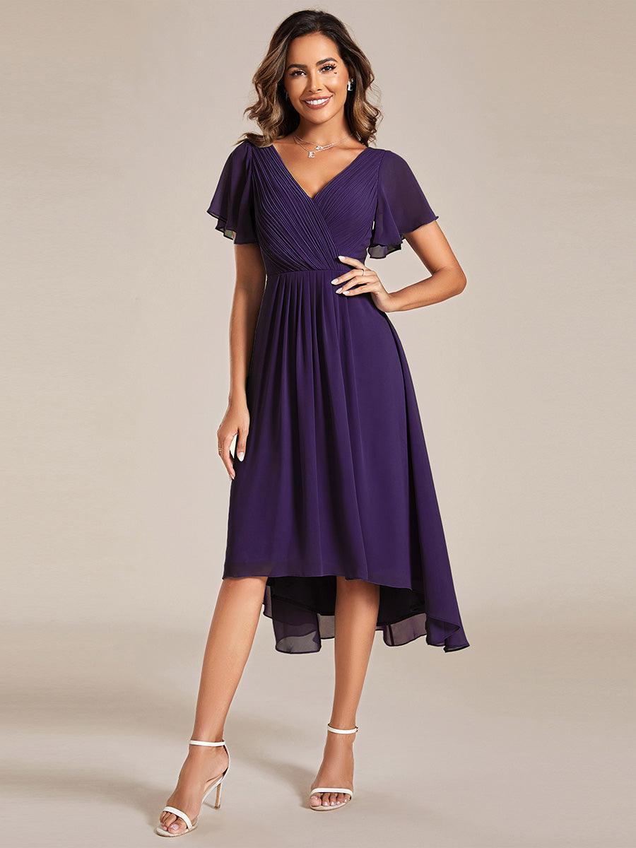 De Paris™  | Robe d'invité de mariage chic à col en V