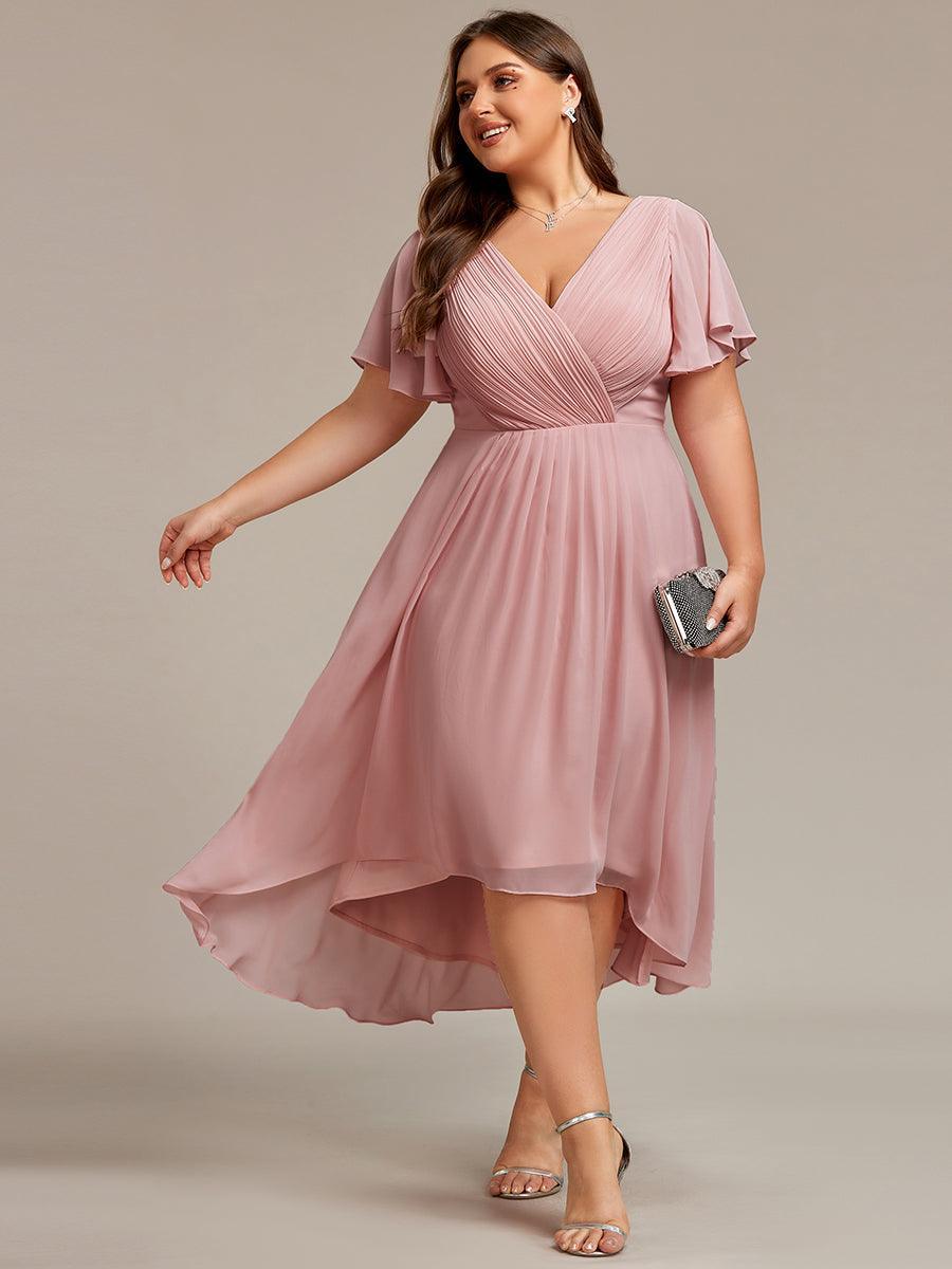 De Paris™  | Robe d'invité de mariage chic à col en V