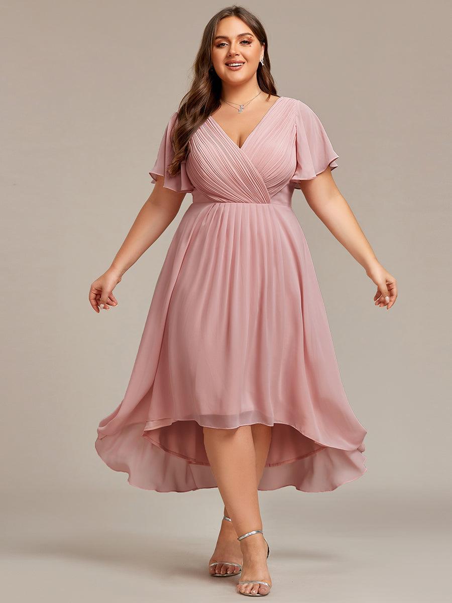 De Paris™  | Robe d'invité de mariage chic à col en V