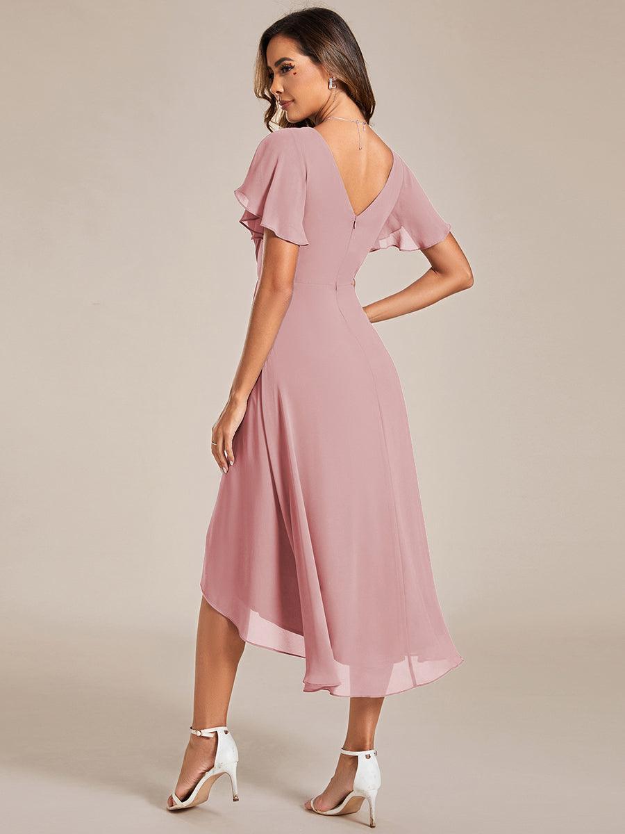 De Paris™  | Robe d'invité de mariage chic à col en V