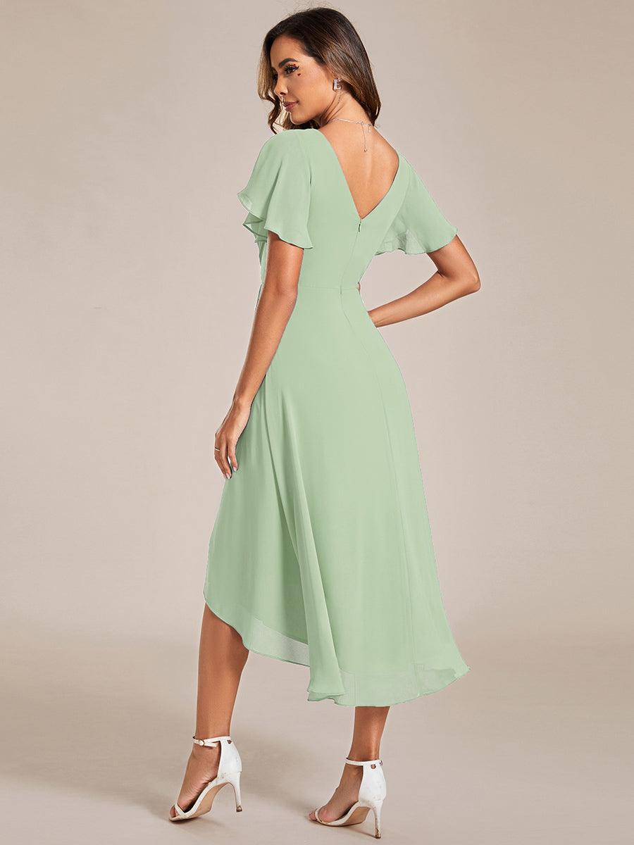 De Paris™  | Robe d'invité de mariage chic à col en V