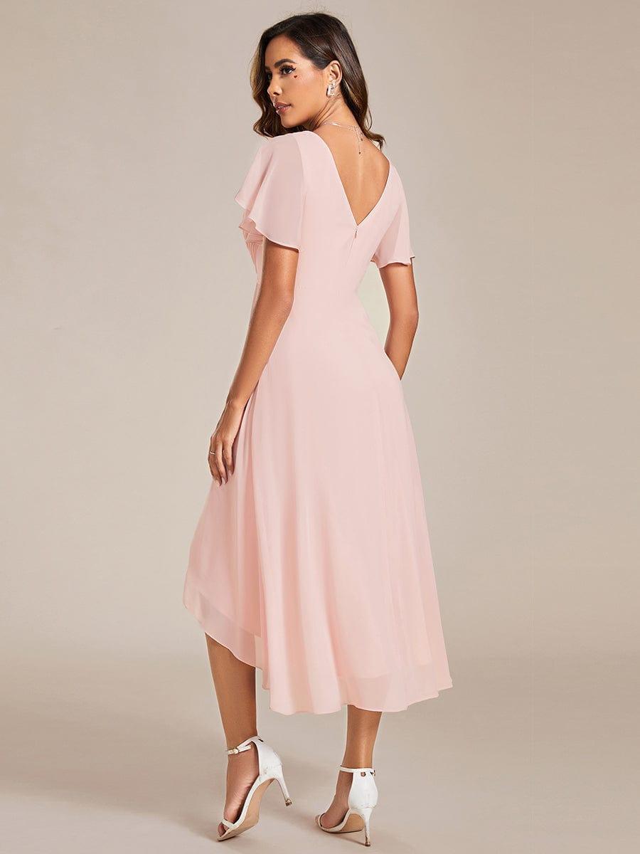 De Paris™  | Robe d'invité de mariage chic à col en V