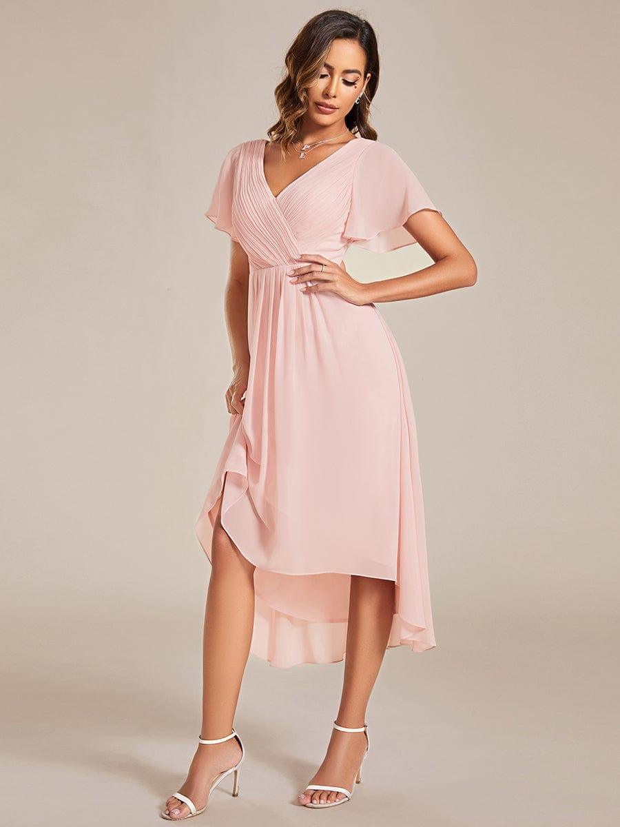 De Paris™  | Robe d'invité de mariage chic à col en V
