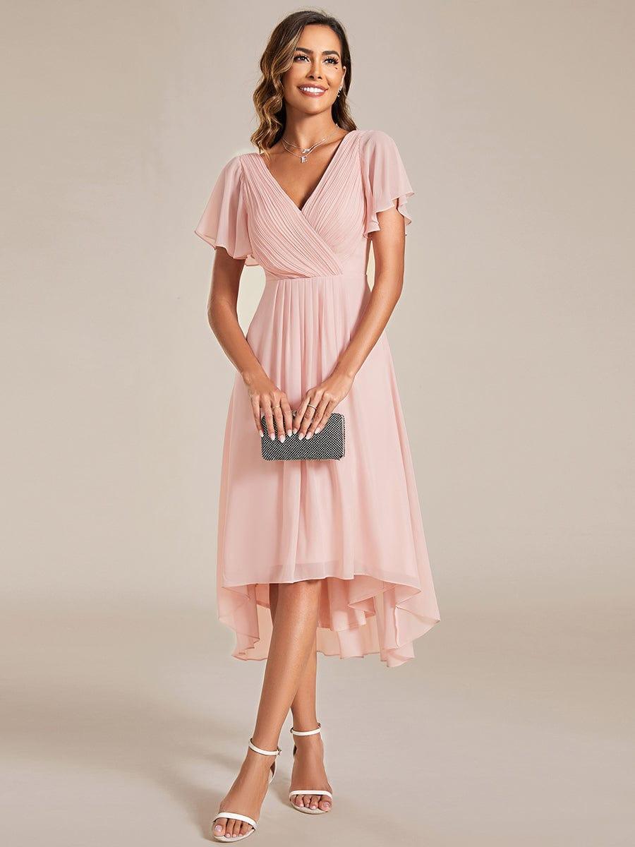 De Paris™  | Robe d'invité de mariage chic à col en V