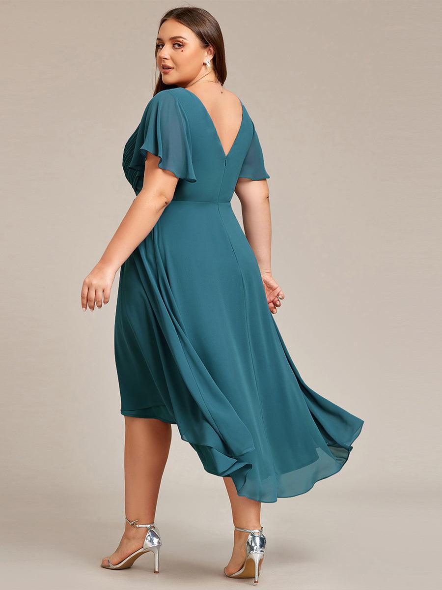 De Paris™  | Robe d'invité de mariage chic à col en V