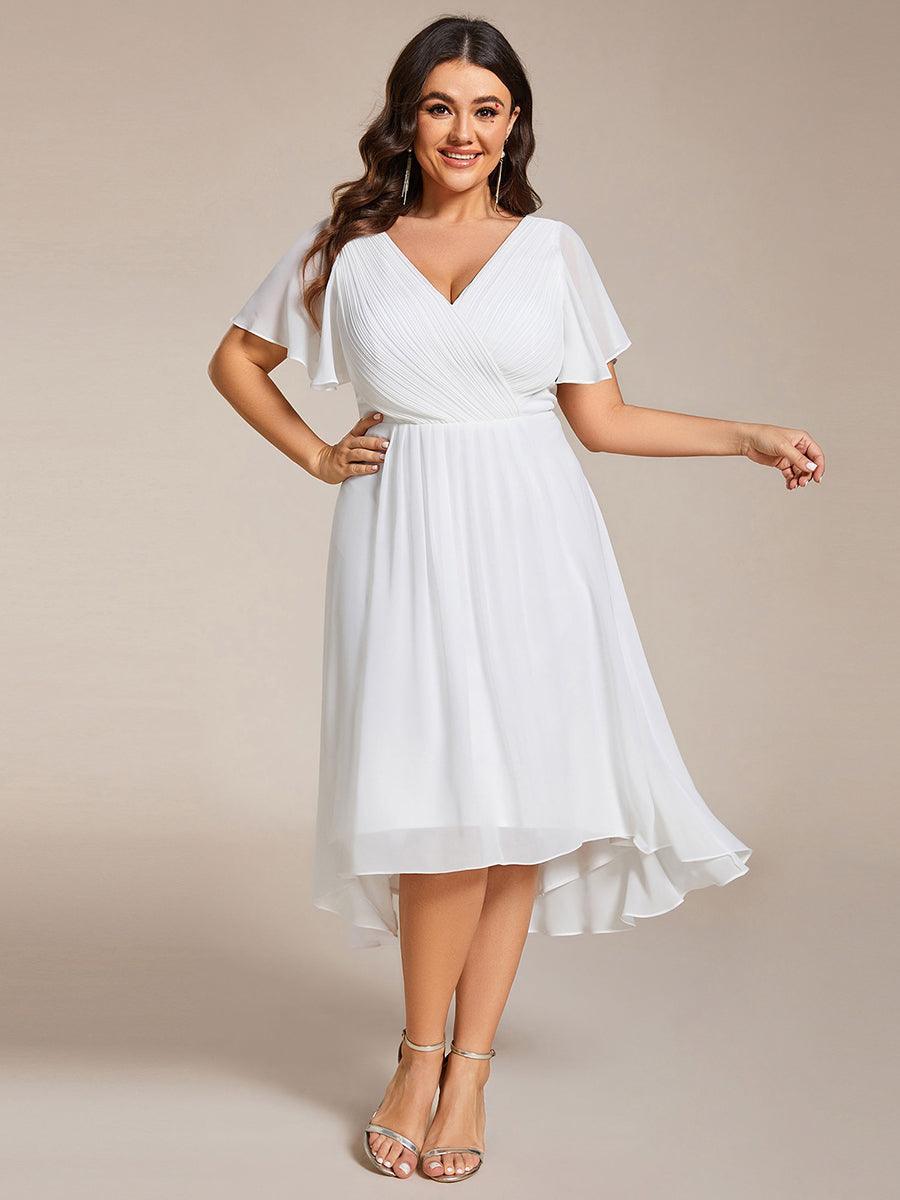 De Paris™  | Robe d'invité de mariage chic à col en V