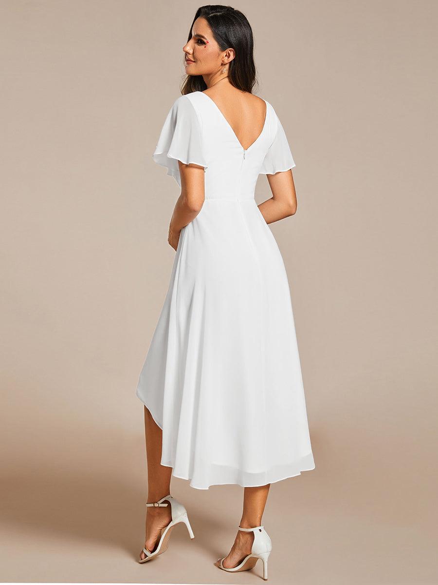 De Paris™  | Robe d'invité de mariage chic à col en V