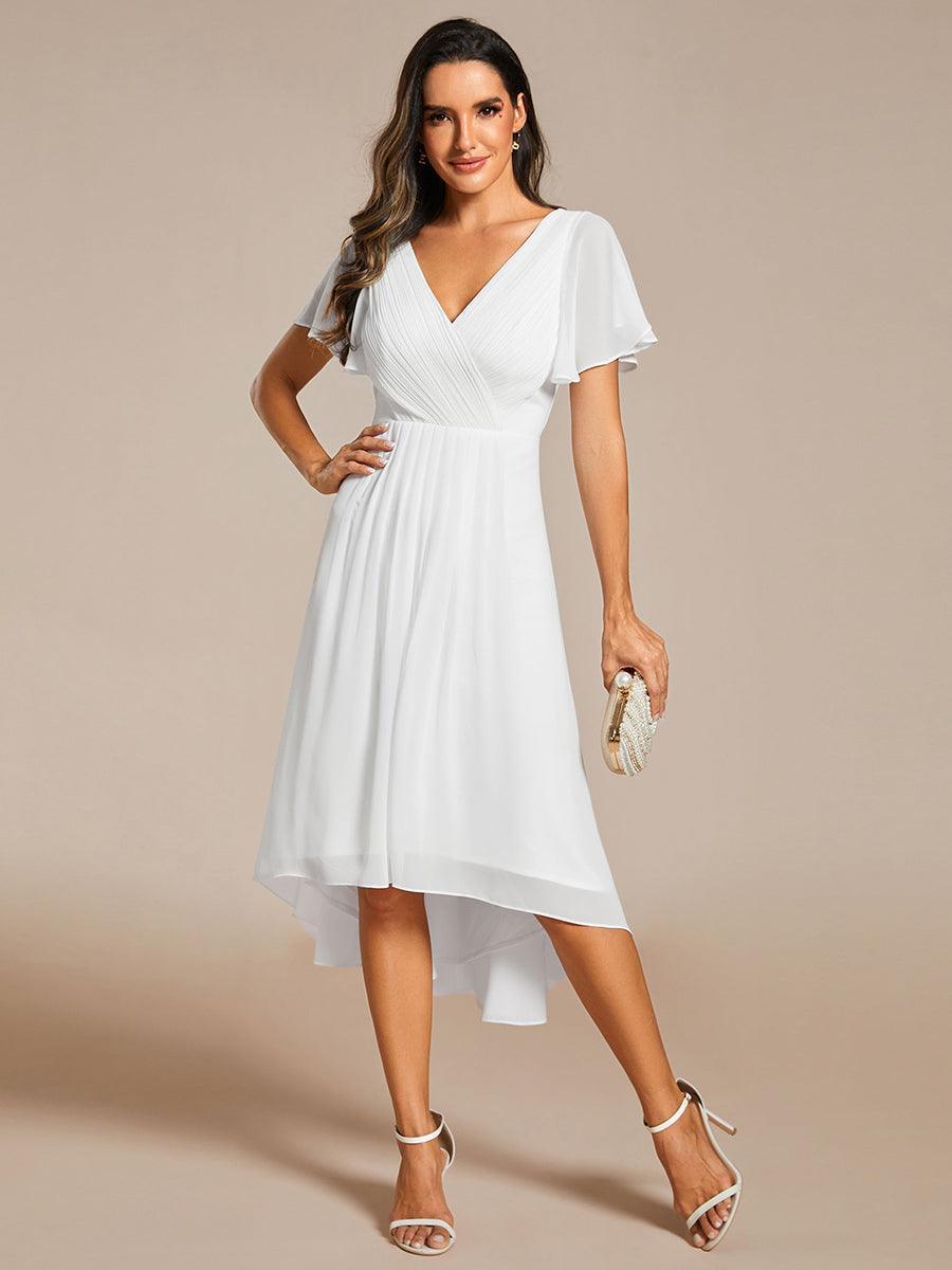 De Paris™  | Robe d'invité de mariage chic à col en V