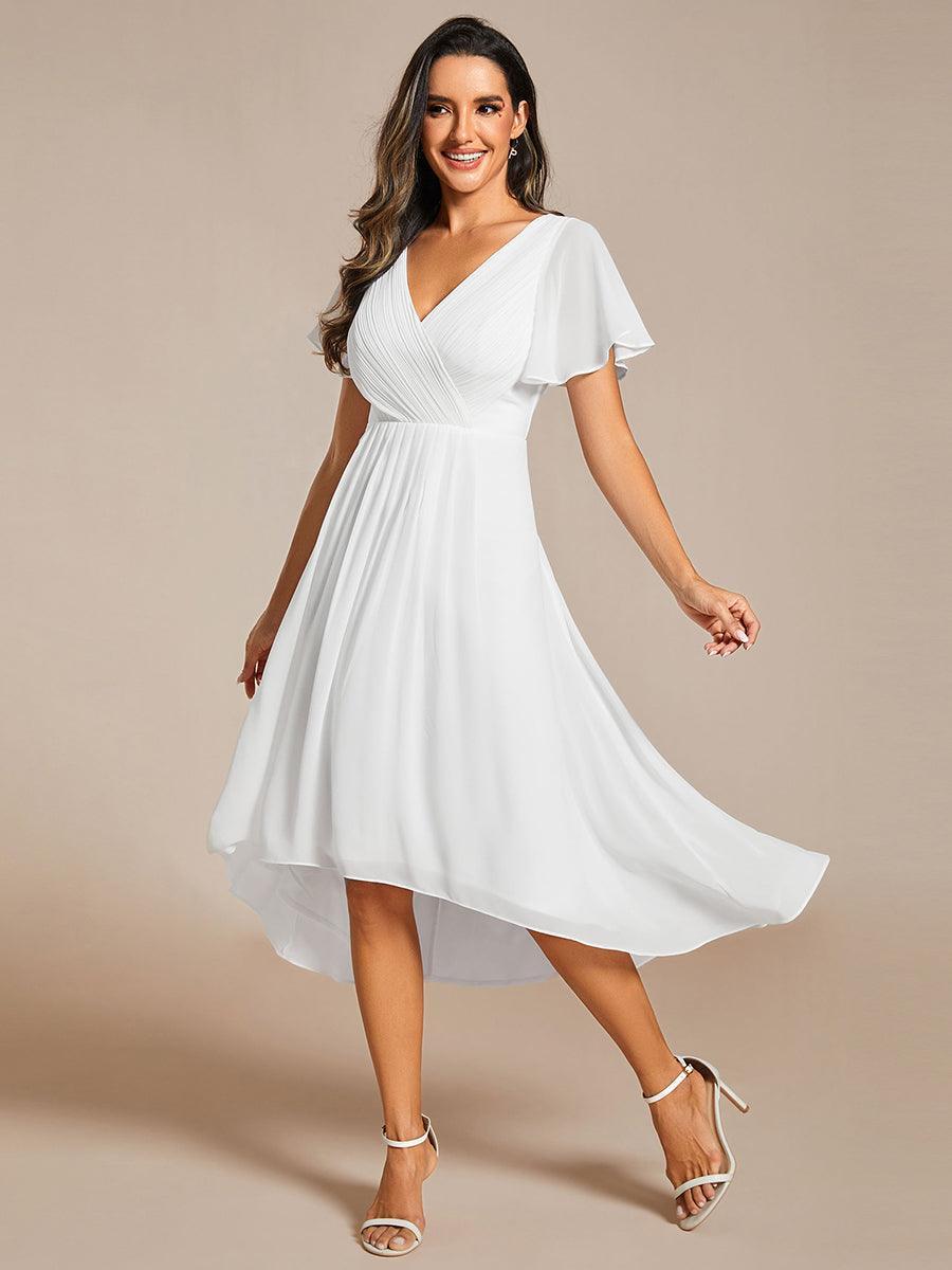De Paris™  | Robe d'invité de mariage chic à col en V