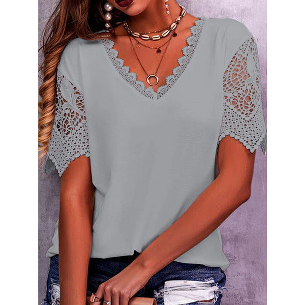 De Paris™ | t shirt élégant col v