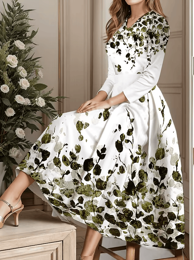 De Paris™ | robe longue et élégante à fleurs