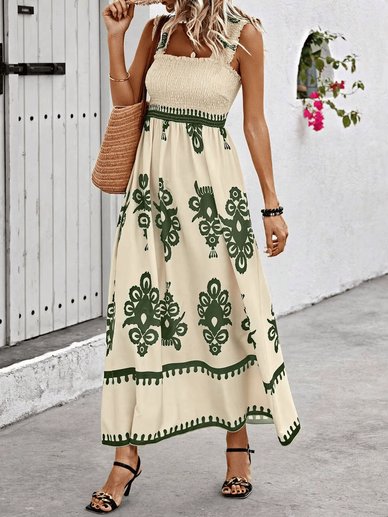 De Paris™ |  Robe élégante printemps/été à dos ouvert