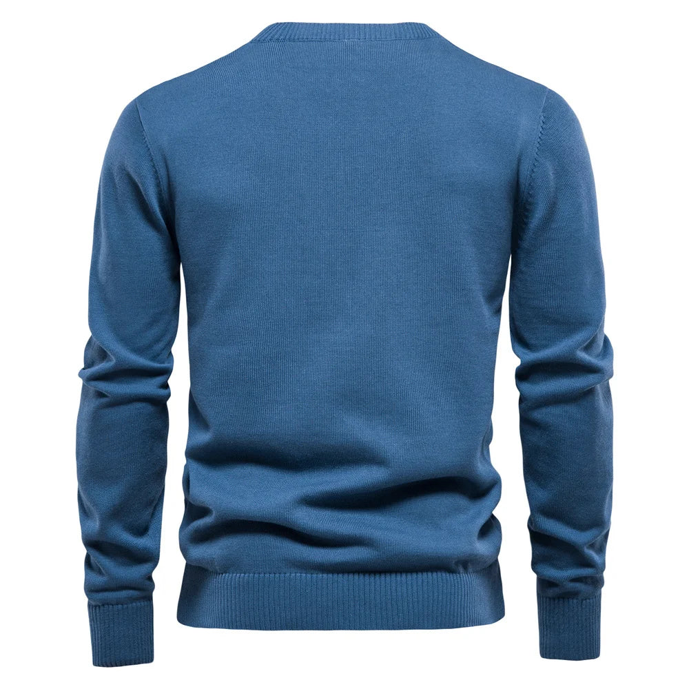 Elvy Paris™ | Pull Henley Décontracté pour Hommes