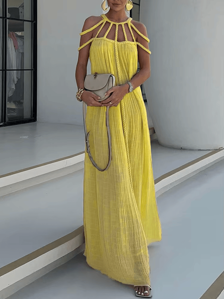 De Paris™ | Robe élégante à col rond