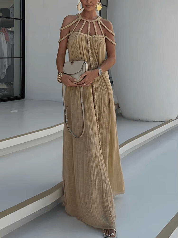 De Paris™ | Robe élégante à col rond