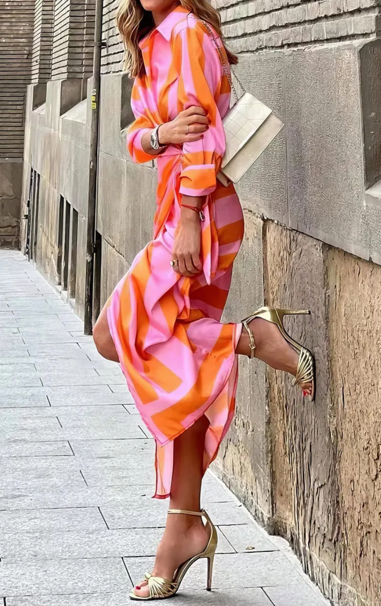 De Paris™ | Robe portefeuille imprimée