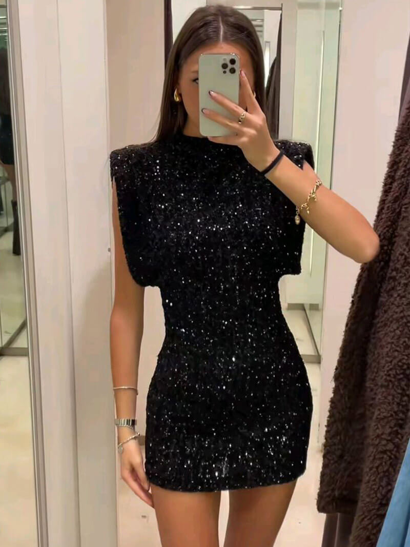 De Paris™ | Robe pailletée Annie