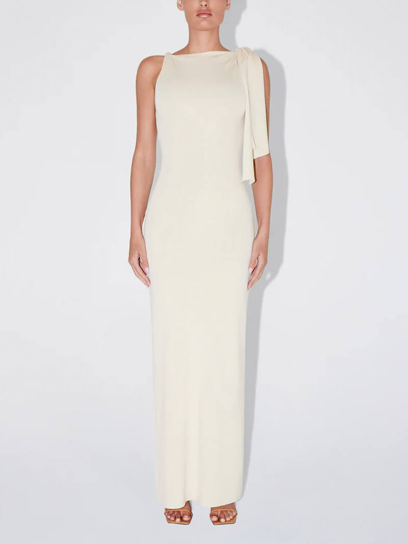 De Paris™ | Robe longue nouée Kylie