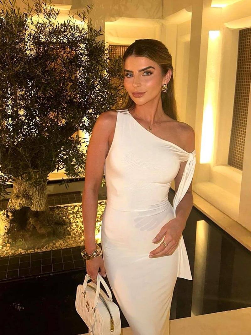 De Paris™ | Robe longue nouée Kylie