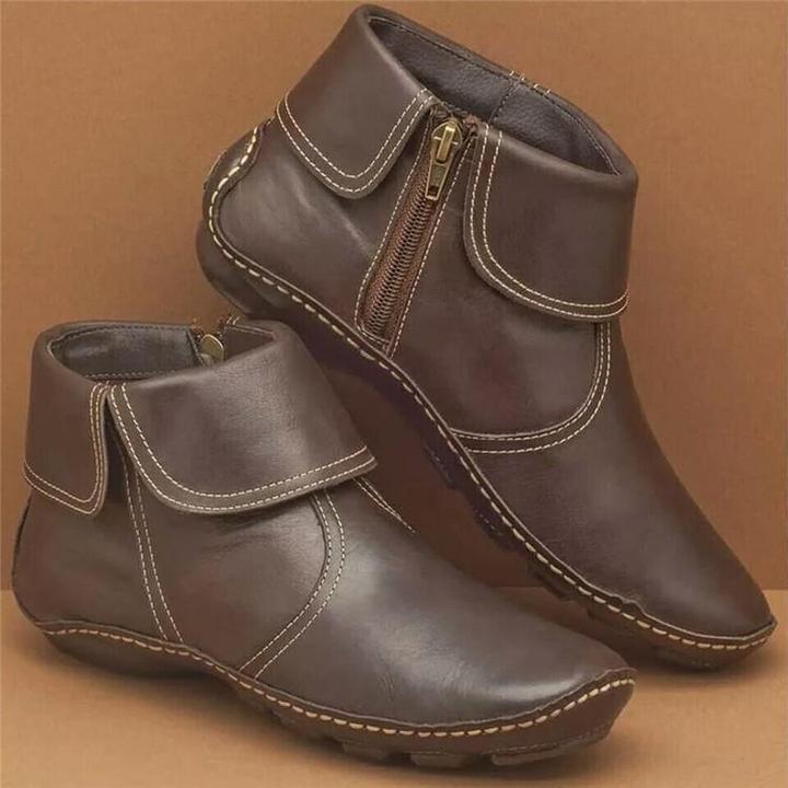 Bottine Soft Lane en Cuir Imperméables avec doublure (Nouvelle Collection)
