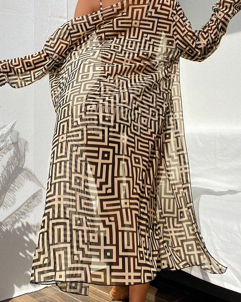 Maillot De Bain Taille Haute Trois Pièces