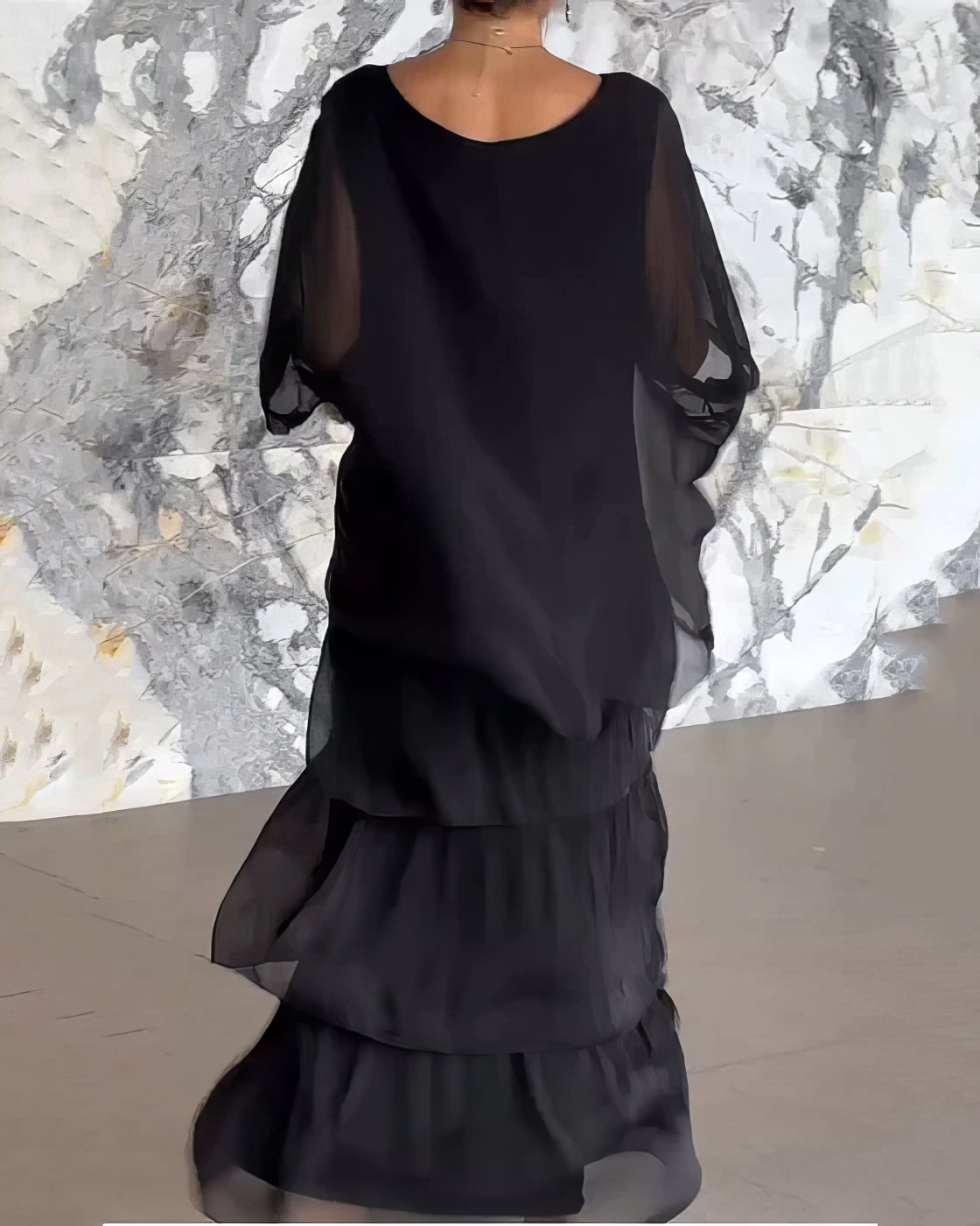 De Paris™ | Élégance Chloé – Robe artistique à coupe ample