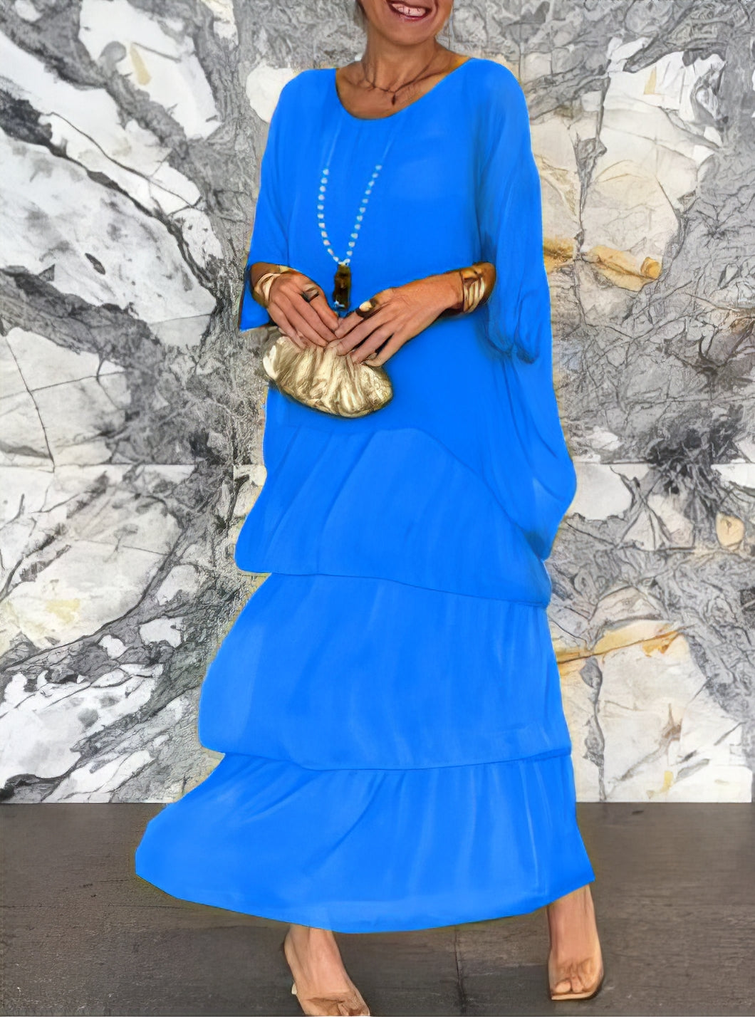 De Paris™ | Élégance Chloé – Robe artistique à coupe ample
