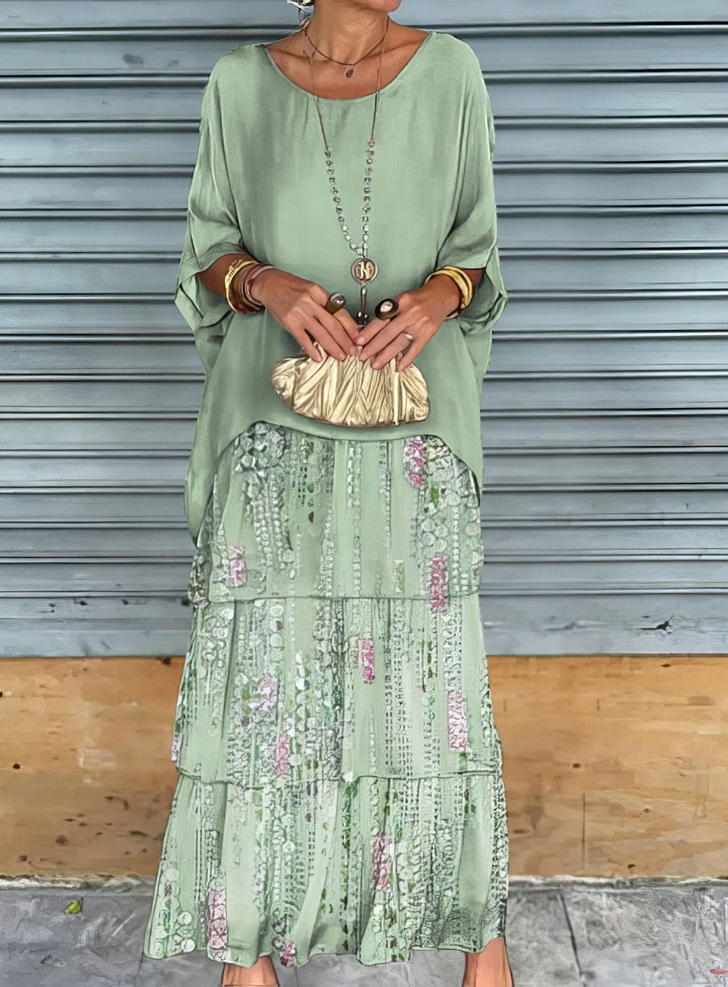 De Paris™ | Élégance Chloé – Robe artistique à coupe ample